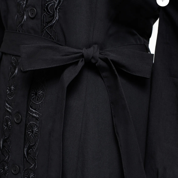 Disturbia - Letavia Embroidered Mini Shirt Dress - 6 - Picture 4 of 7